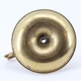 Old brass hand candle holder