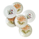 Assiettes à dessert avec fleurs St Amand et Galluis