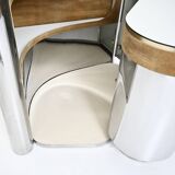 Bar set attributed to Willy Rizzo, 1970s.