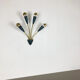 Italian blue and brass wall lamps Italy, 1950