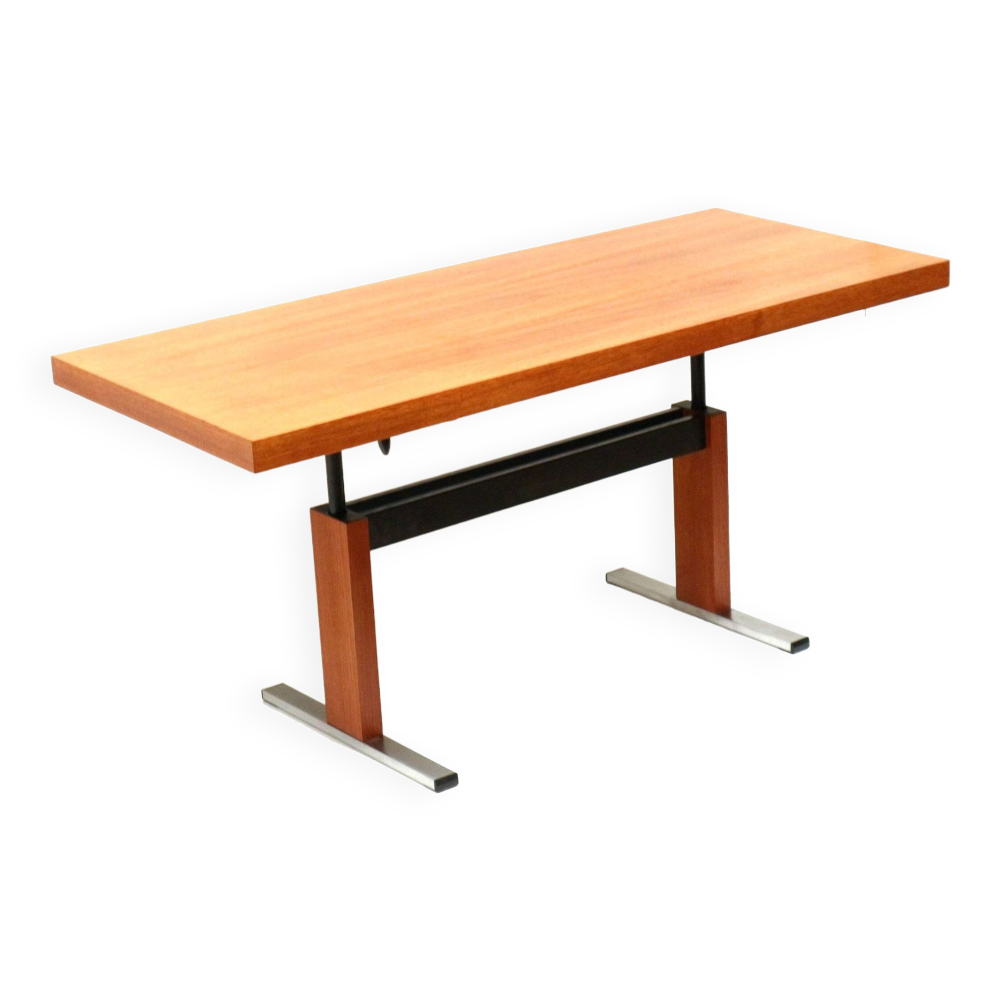 Vintage height-adjustable desk from the 60s