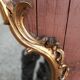 Miroir doré baroque style Louis XV biseauté
