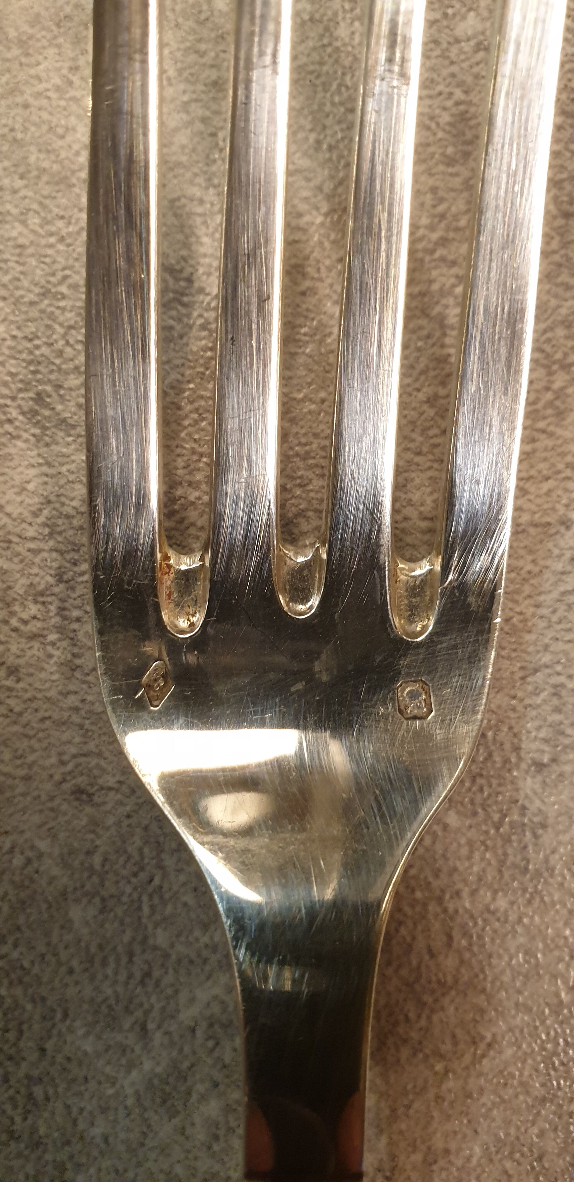 Silver cutlery 800 art deco
