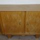 According to Jules Leleu: Rare corner sideboard in light wood, Art Deco period, circa 1930