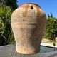 Ancient terracotta pottery jar from the 20th century.