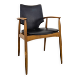 Fauteuil scandinave en teck