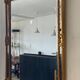 Deknudt gilded mirror with glazing beads from the 70s