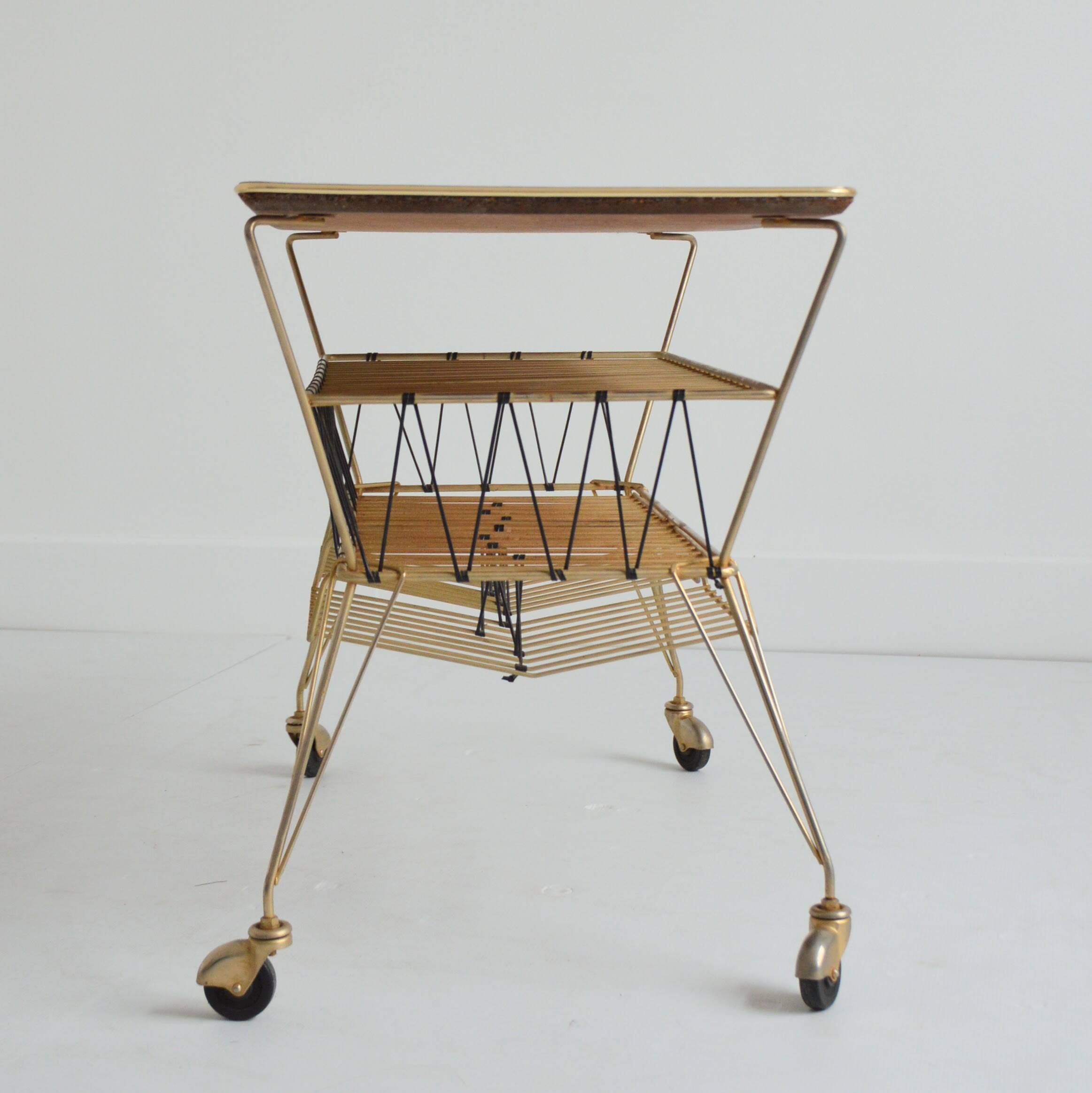 Side table / End table / Magazine rack 1950 vintage