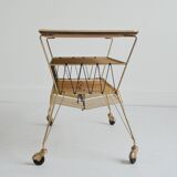 Side table / End table / Magazine rack 1950 vintage