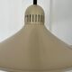 Suspension métal laqué beige clair / blanc