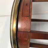 Table in wood, pink breo marble Louis XVI style