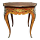 Table  Louis XV  en marqueterie rouge