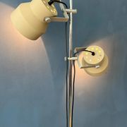 Lampadaire beige Dijkstra de style Space Age du milieu du siècle