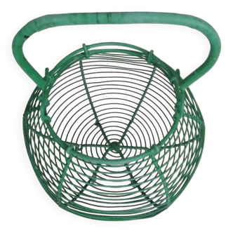 Vintage metal salad basket