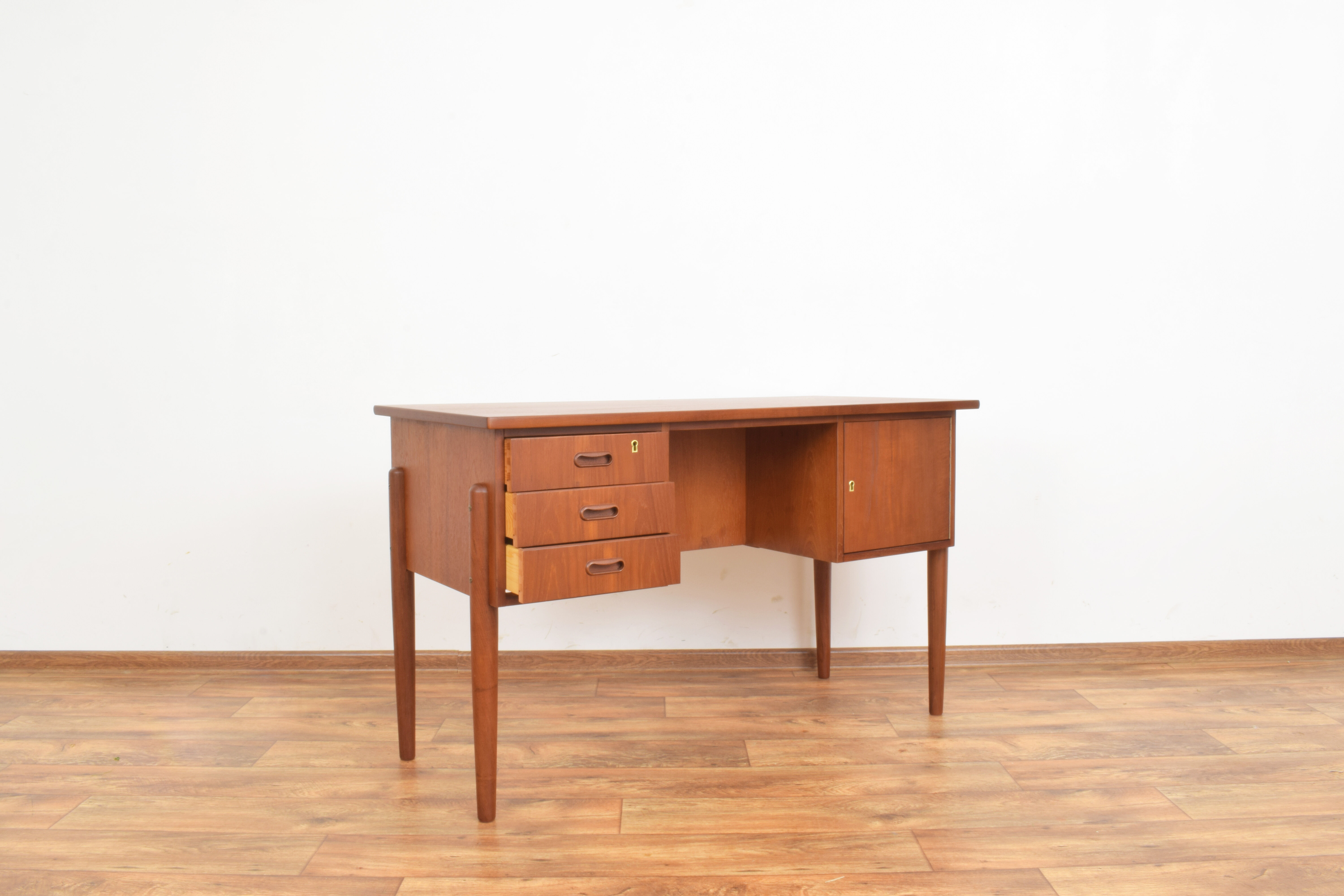 Mid-Century Danish Teak Desk, 1960s.
