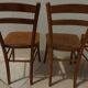 4 Lutherrma brand bistro chairs in their patinas – Very good condition