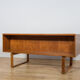 Mid-Century Teak Freestanding Desk by Torben Valeur & Henning Jensen for Dyrlund, Denmark, 1960s
