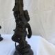 Colonial spirit bronze monkey bedside lamps