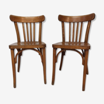 Paire de chaises de bistrot Luterma 1950