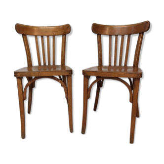 Pair of Luterma bistro chairs 1950