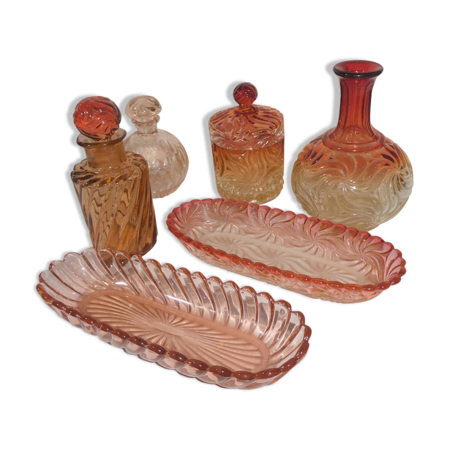 Baccarat vial set