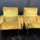 Pair of designer armchairs 1955-60 Louis Paolozzi for Brandt Zol Steiner