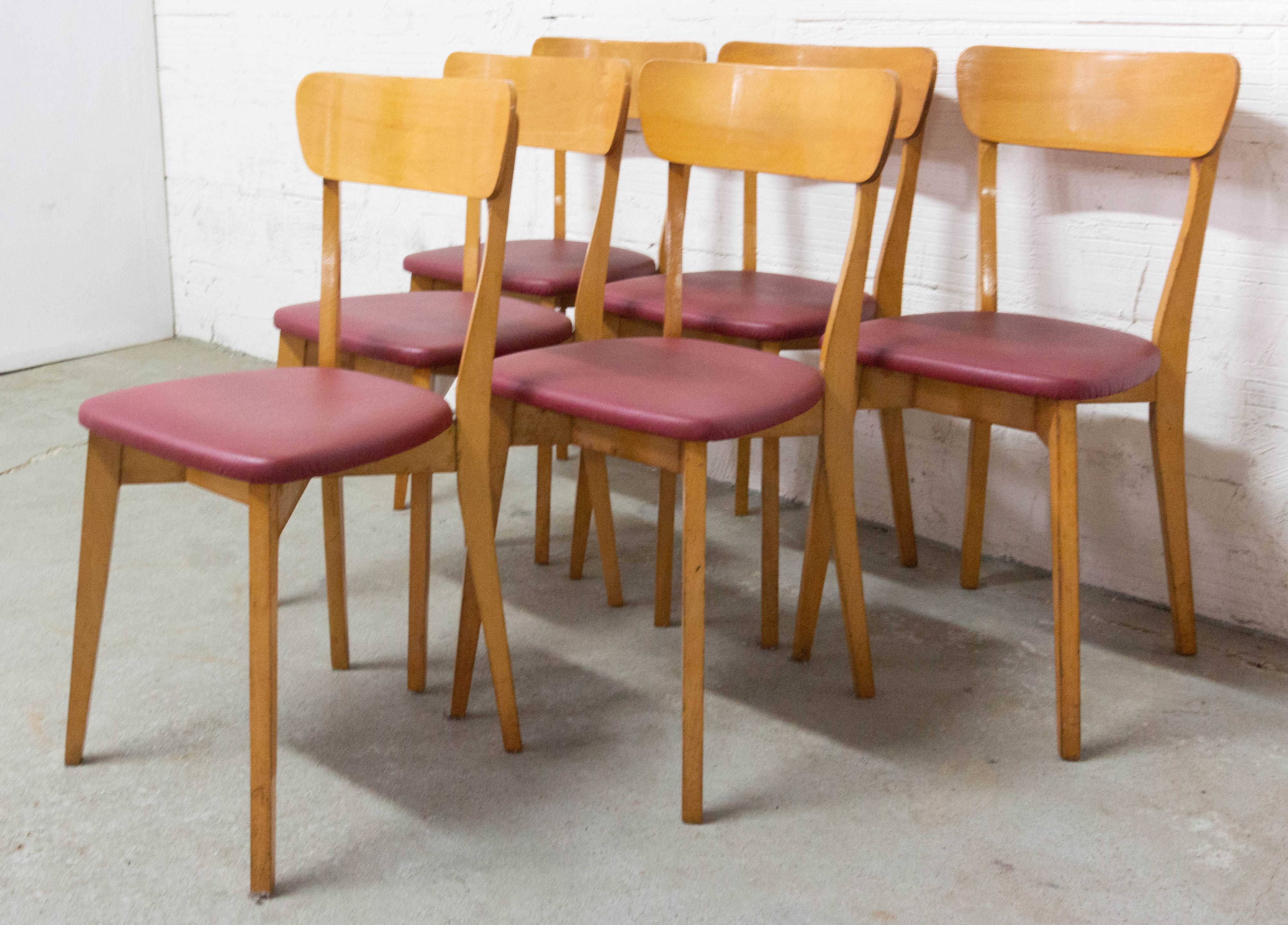 6 chairs 1950