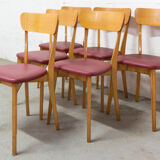 6 chaises 1950