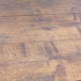 Solid oak desk from the 1930s with spindle legs