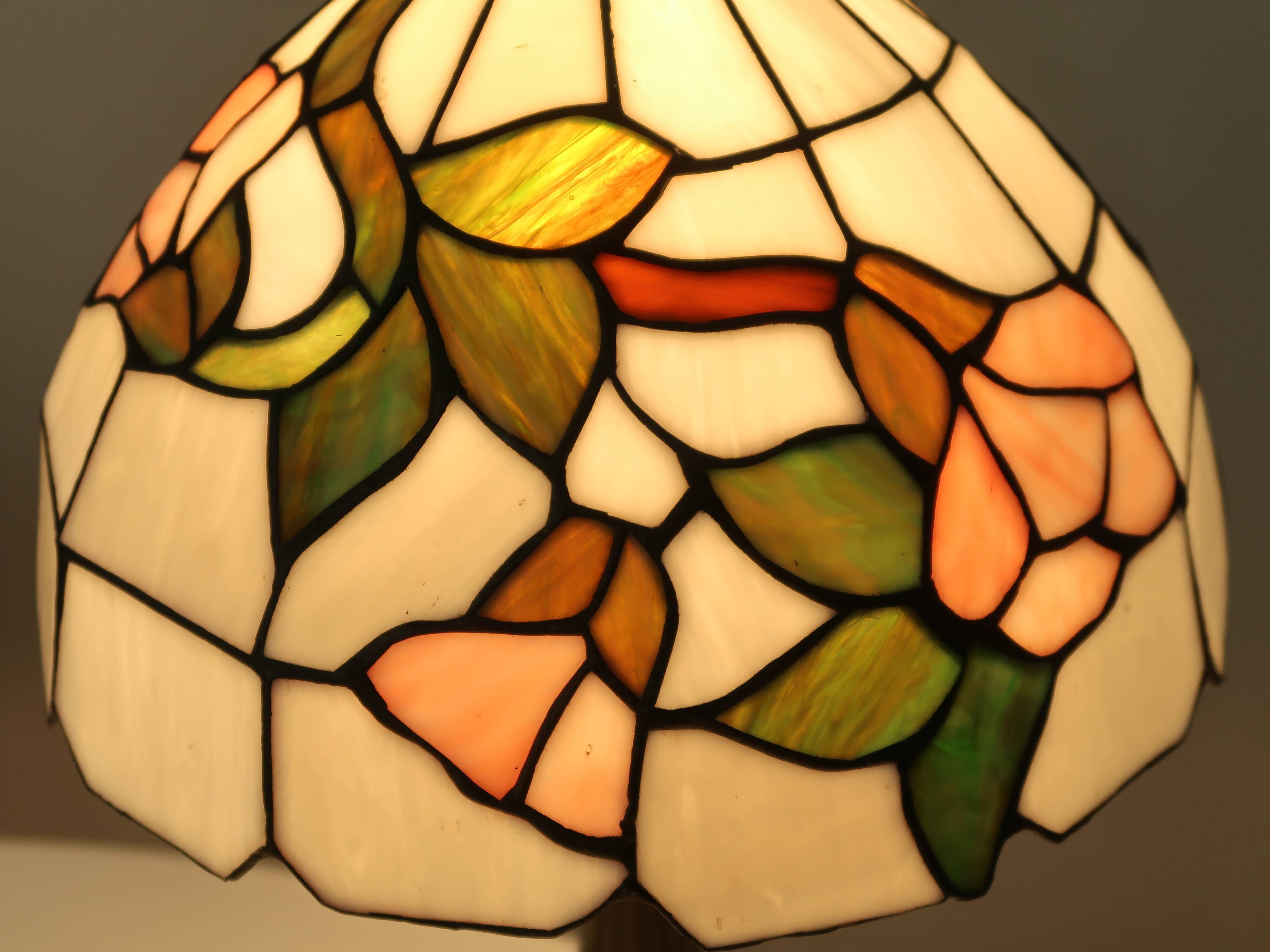 Pink Tiffany lamp