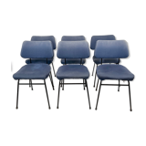 Erberto Carboni for Arflex, Set of six Delfino dining chairs. 1950s