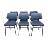 Erberto Carboni for Arflex, Set of six Delfino dining chairs. 1950s