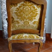 Counterpart of Louis XV period armchairs called "A la Reine"