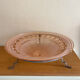 Large Art Deco bowl on a metal stand