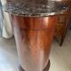 Somno Epoque Empire - Beautiful flamed mahogany - Original grey Sainte-Anne marble