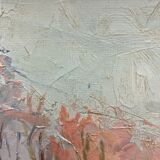 Oil on framed cardboard