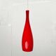 Glass pendant lamp of the mid-century Danish model by Jacob E. Bang for Fog & Mørup and Holmegaard, 1960s.