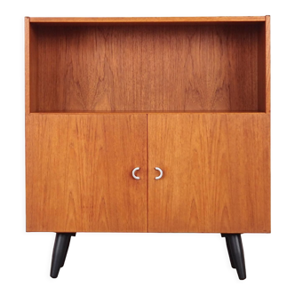 Teak bookcase, Danish design, 1970s, manufacturer: Denka