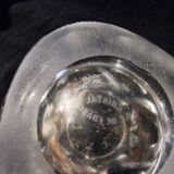 Paire de cendriers en cristal