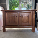 Small varnished wooden buffet