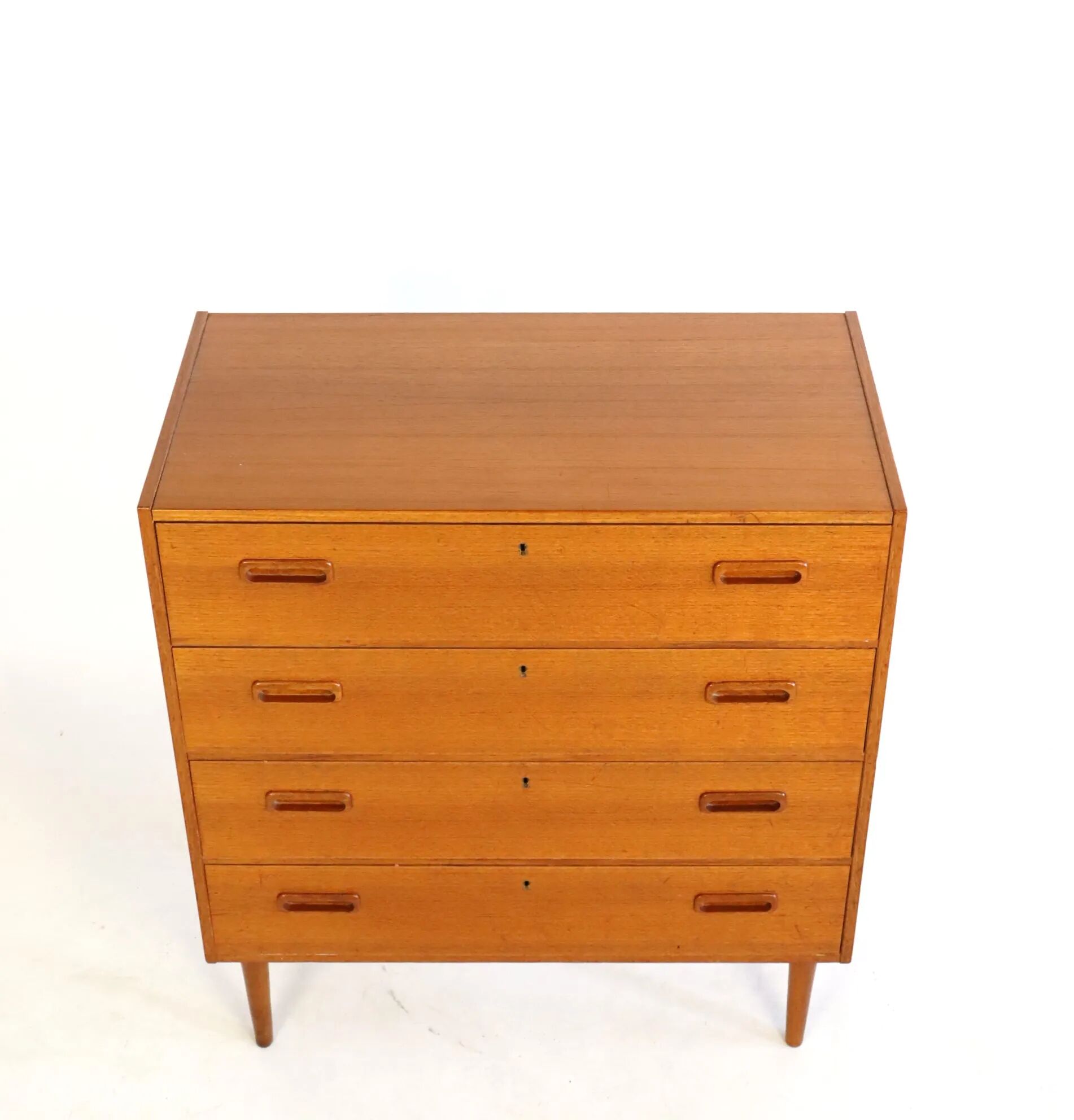 Teak chest of drawers with four drawers