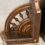 Vintage wooden bookend