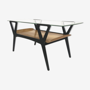 Coffee table plywood multiplex design years 60 minimalist design Netherlands