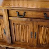 Enfilade en orme massif vintage 1950