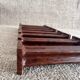 Set of 8 Bakelite knife rests with mahogany effect Art Deco