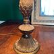 Pair of bedside lamps, bronze, Louis XV style