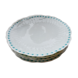 Set of Chastagner porcelain plates