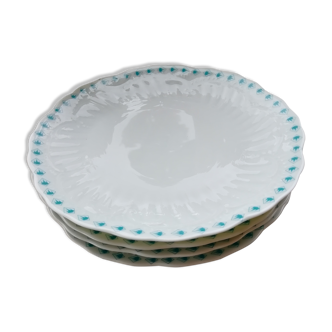 Set of Chastagner porcelain plates