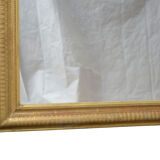 Miroir Louis Philippe en bois doré du XIXe siècle - 130x76cm