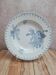 Antique hollow plate Sarreguemines model Flore